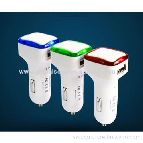 Good selling mini car USB charger, 3.5mm aux audio cable
